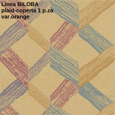 1P BILOBA PLAID 130X160 Tellini S.R.L. Χονδρική ενδυμασία